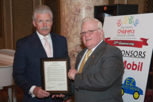 Will County State's Attorney Jim Glasgow and Will County Executive Larry Walsh