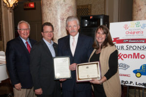 Will County State's Attorney Jim Glasgow with Illinois State Representatives Emily McAsey and Larry Walsh Jr., and State Senator Pat McGuire
