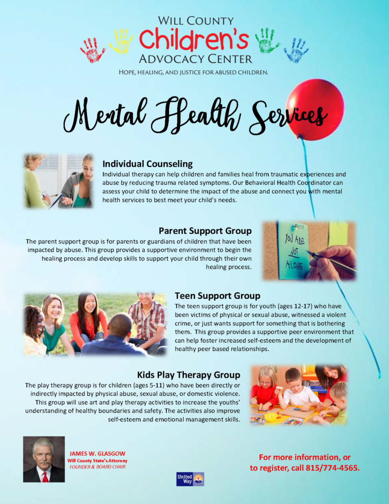 Mental Health Services Flyer - ENGLISH