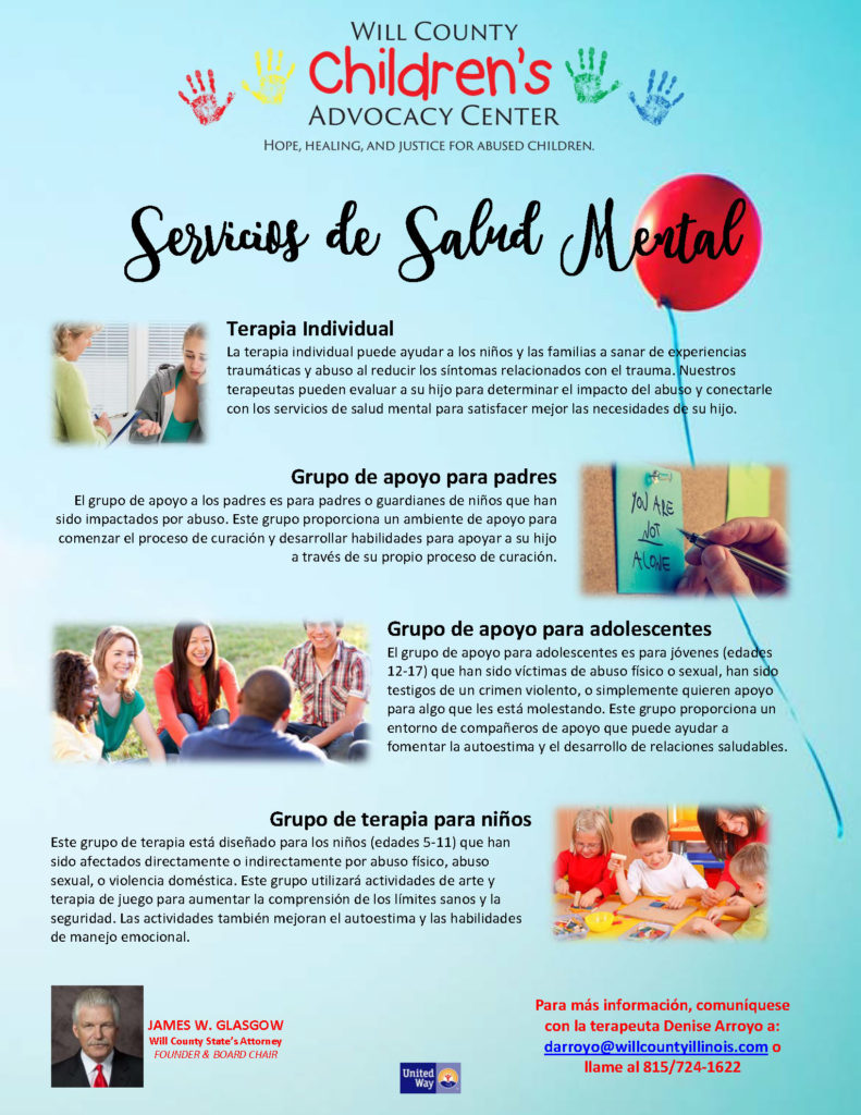 Mental Health Services Flyer - SPANISH