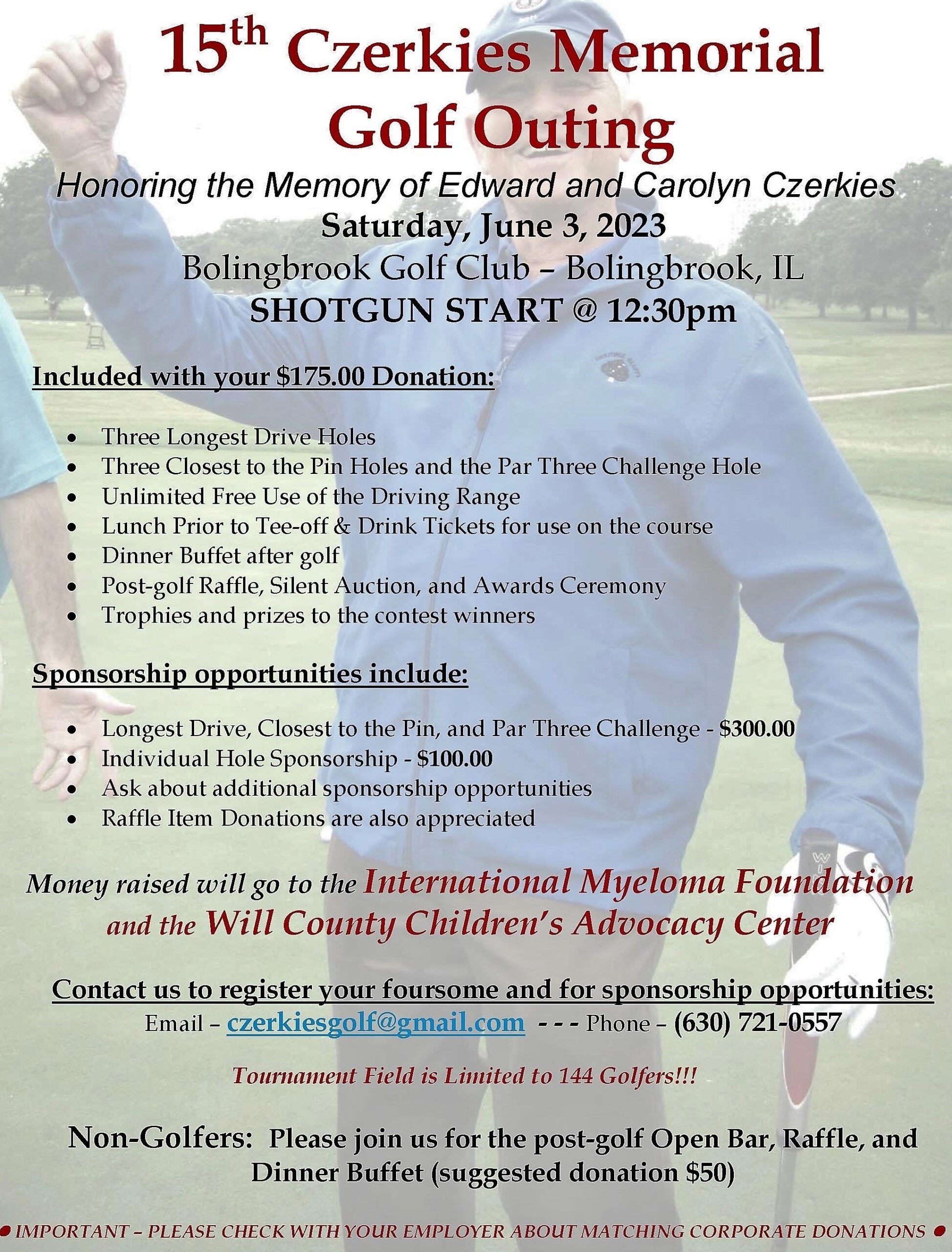 2023 Czerkies Memorial Golf Outing