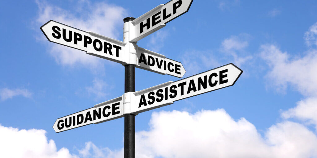 Help and support signpost